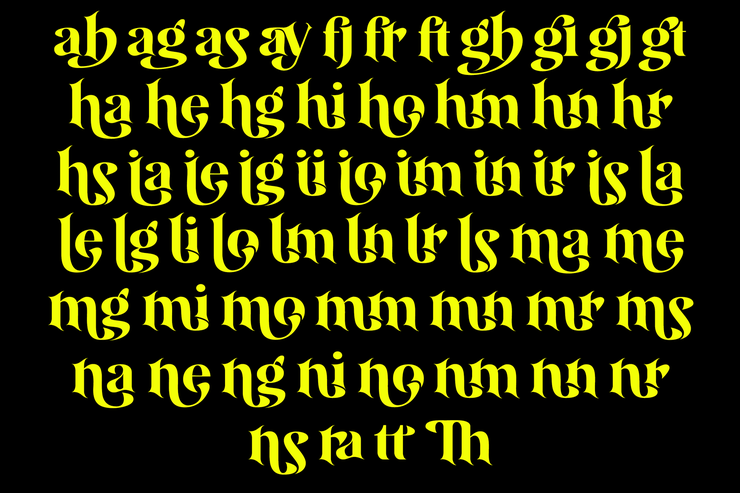 Amidala字体 2