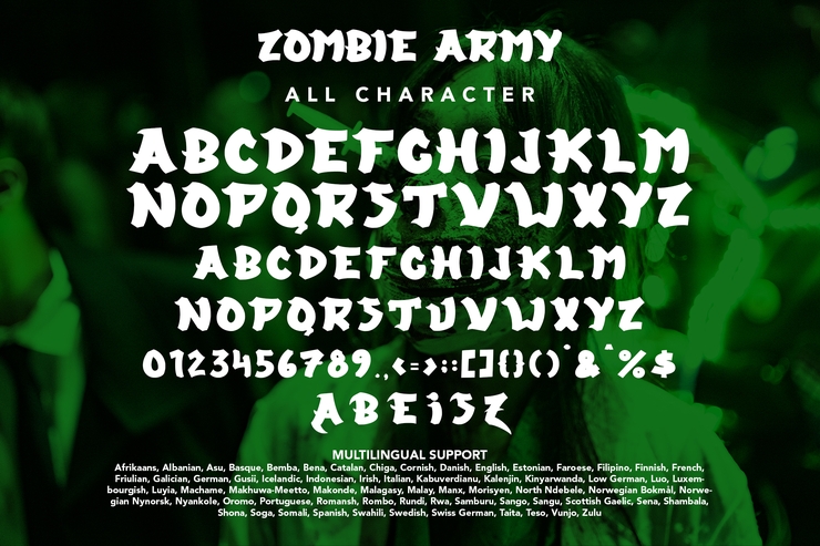 Zombie Army字体 4