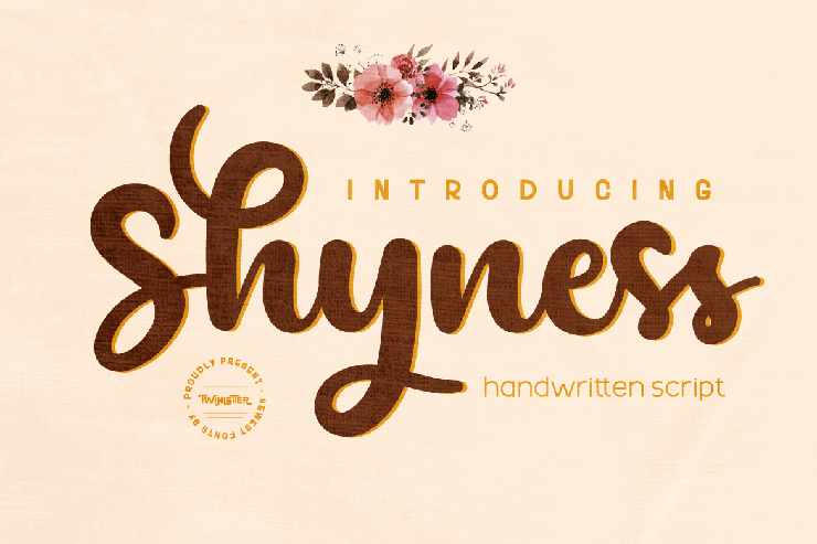 Shyness Personal字体 3