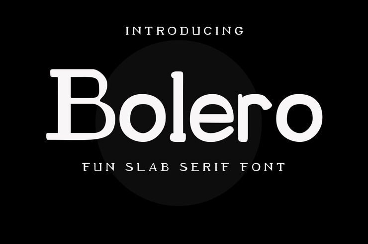 Bolero -字体 5