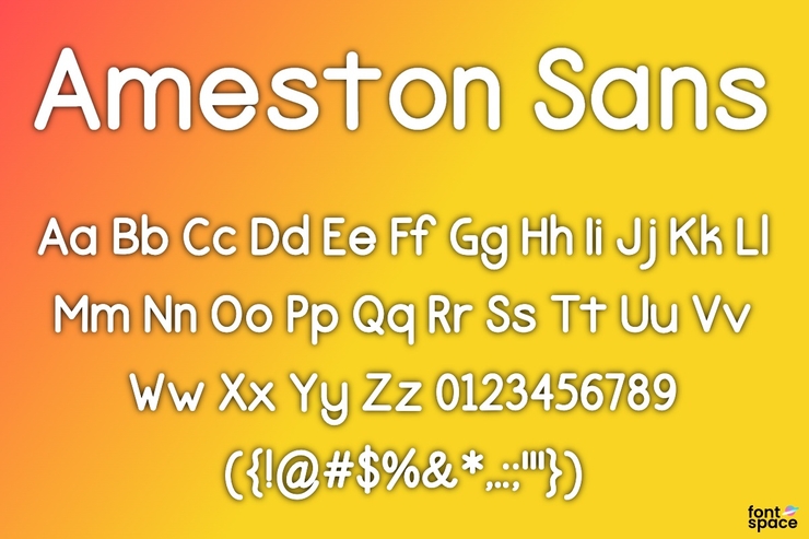 Ameston Sans字体 1