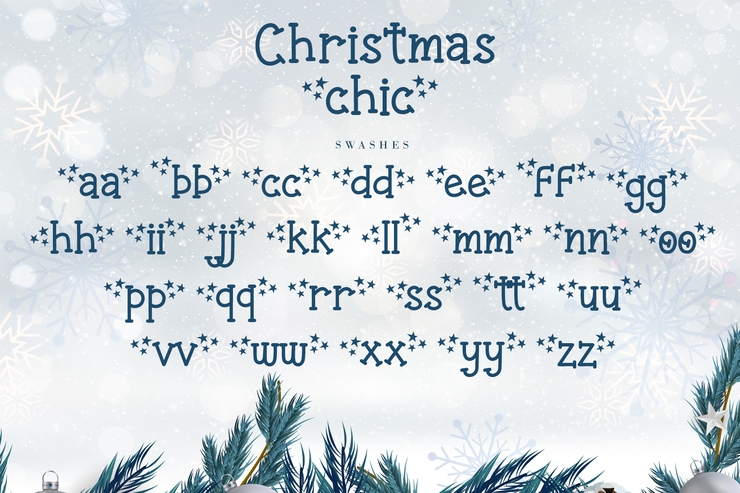 Christmas Chic字体 5