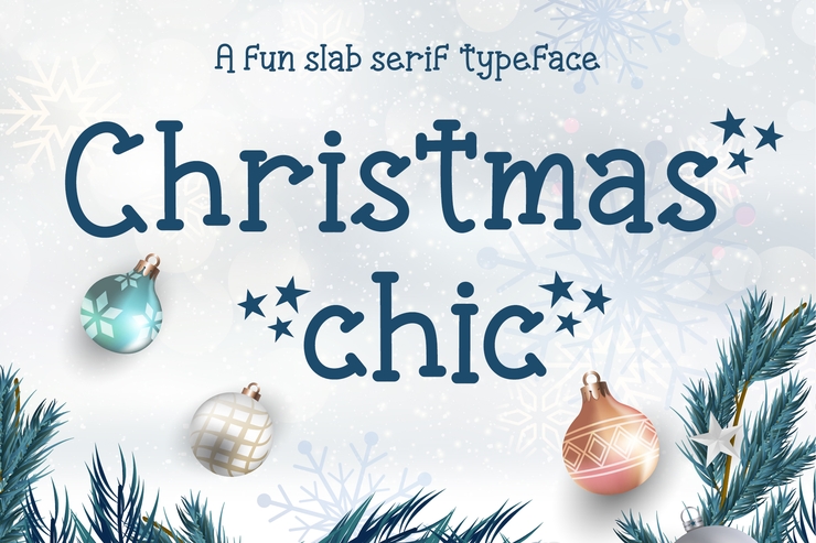 Christmas Chic字体 6