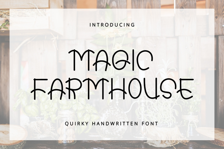 Magic Farmhouse字体 1