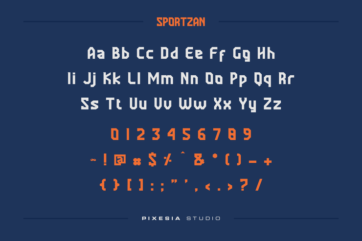 Sportzan字体 1