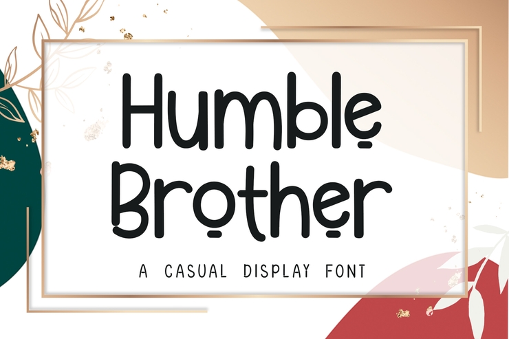 Humble Brother字体 1