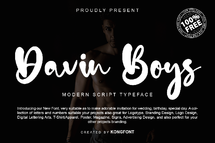 Davin Boys字体 1