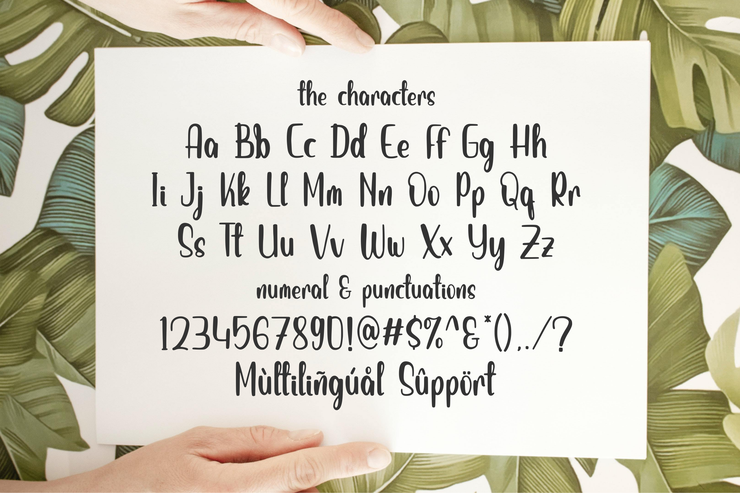 Leafydante字体 2