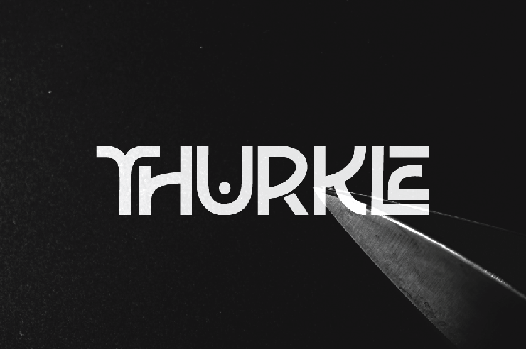 Thurkle字体 5