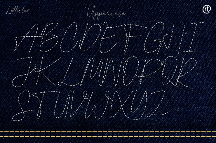 Letterla - Stitch字体 Handwritting字体 2