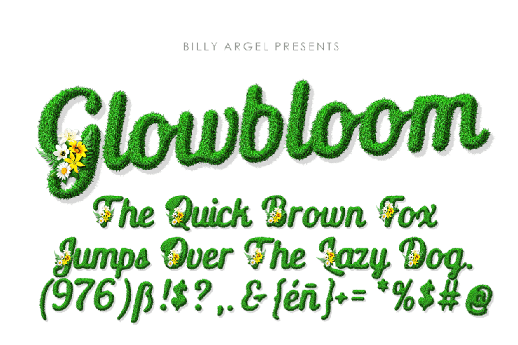 Glowbloom字体 2