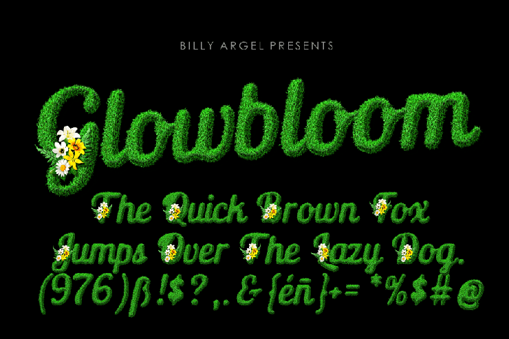 Glowbloom字体 3