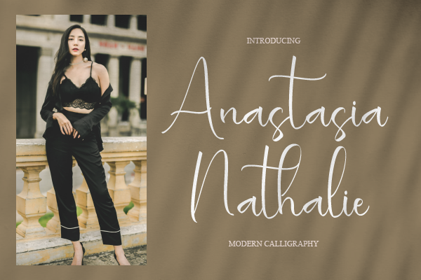 Anastasia Nathalie字体 2