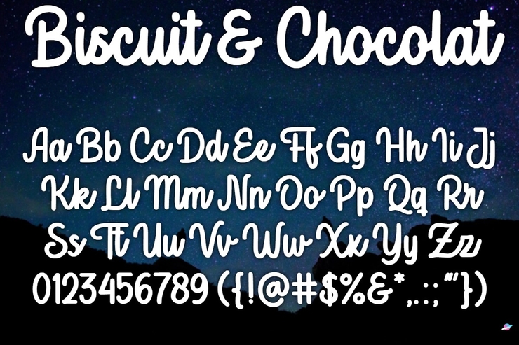 Biscuit & Chocolat字体 1