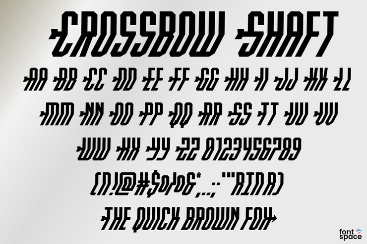 Crossbow Head字体 3