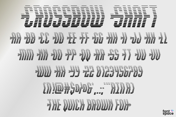 Crossbow Head字体 9