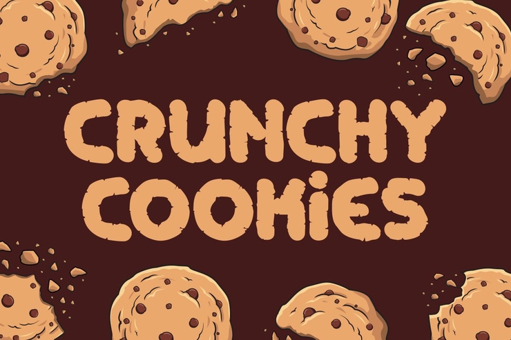 Crunchy Cookies字体 1