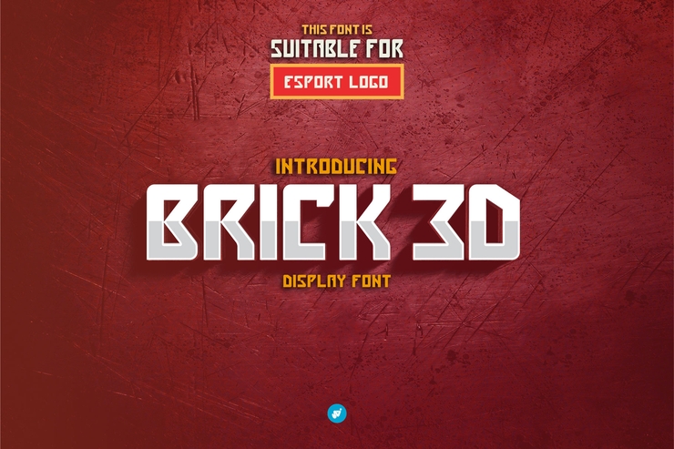 Brick 3D字体 2