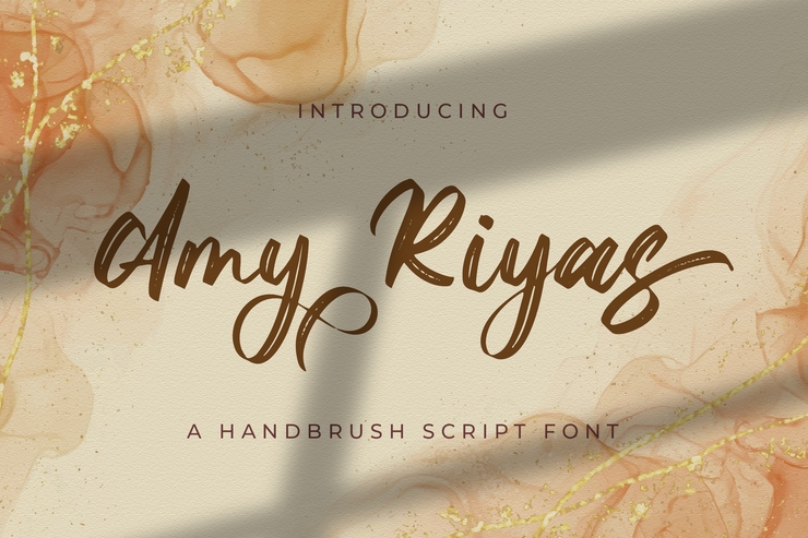Amy Riyas字体 3
