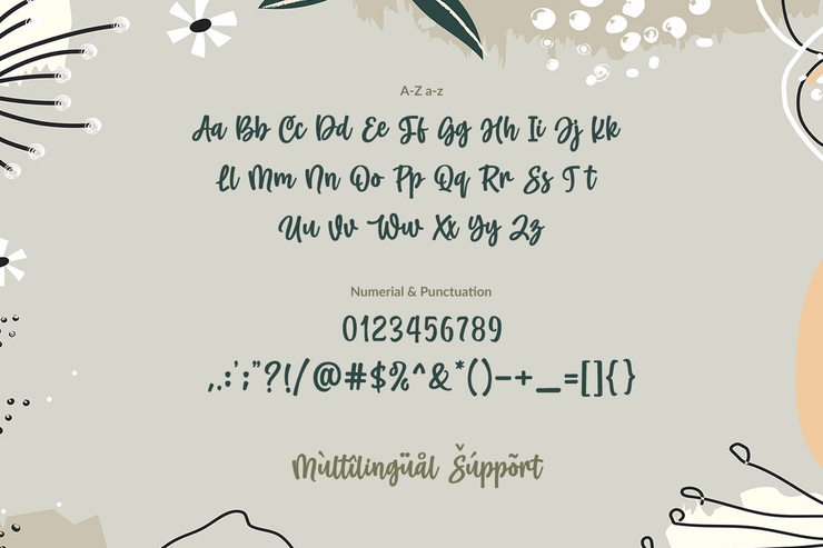 Wishline字体 4
