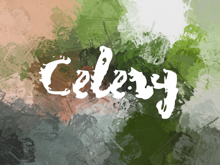 c Celery字体 1