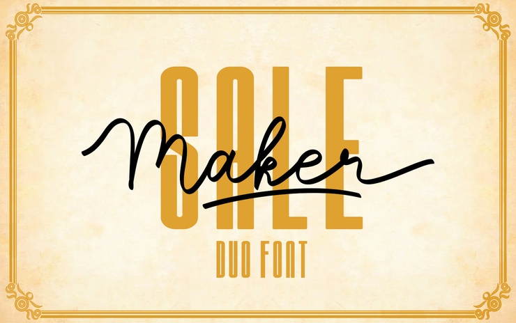 Sale Maker字体 1