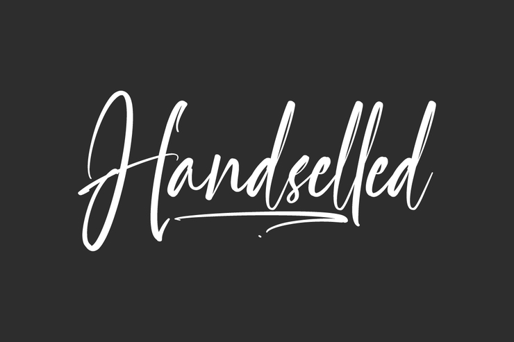 Handselled字体 1