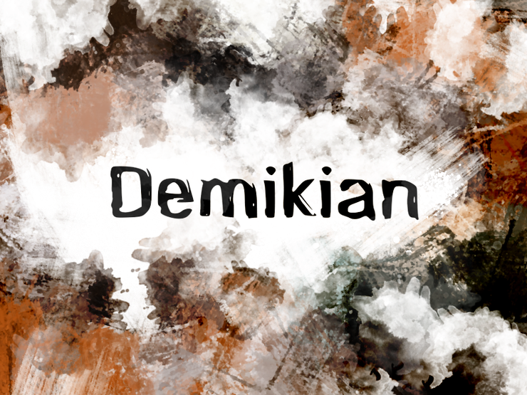 d Demikian字体 1