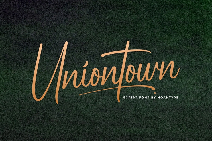 Uniontown字体 1