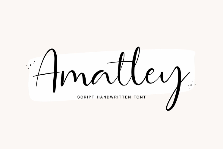 Amatley字体 1