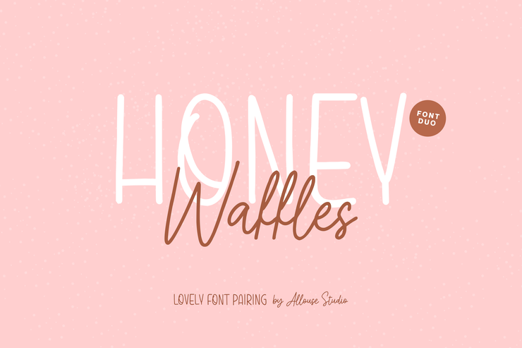 Honey Waffles字体 4