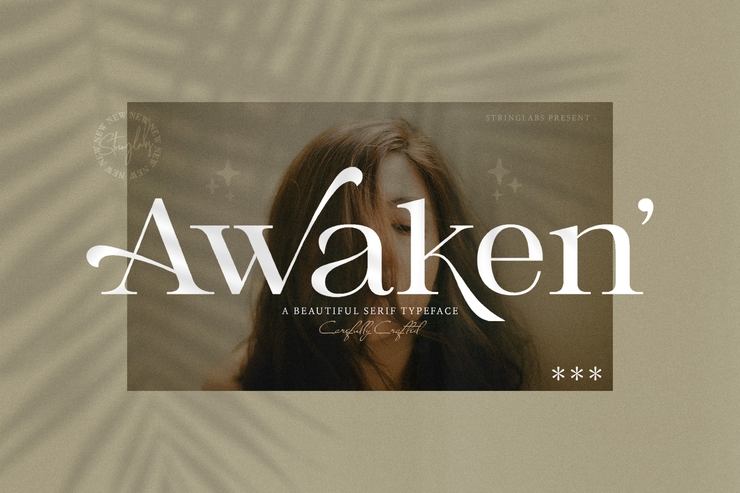 Awaken字体 4