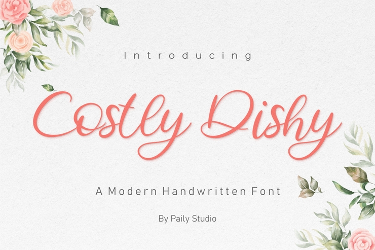 Costly Dishy字体 1