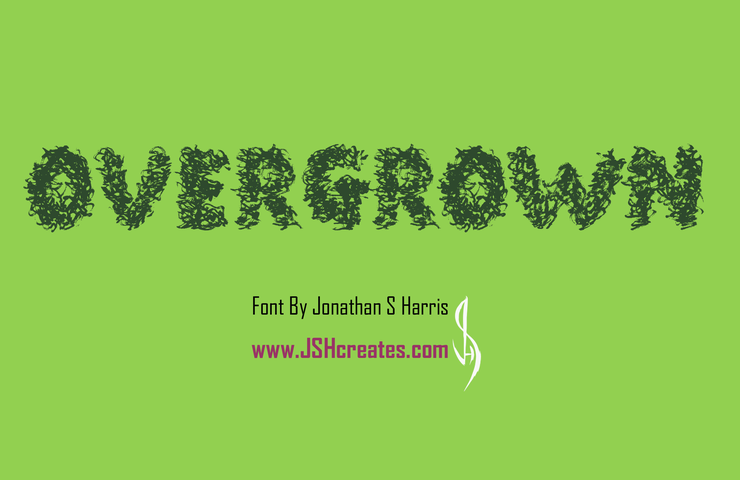Overgrown字体 1