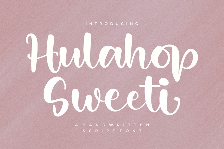 Hulahop Sweeti字体 5