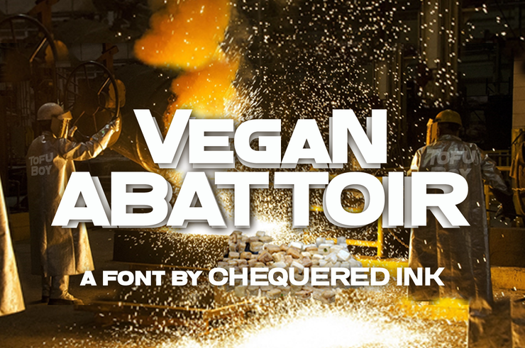 Vegan Abattoir字体 1