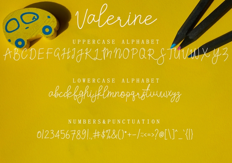 Valerine字体 5