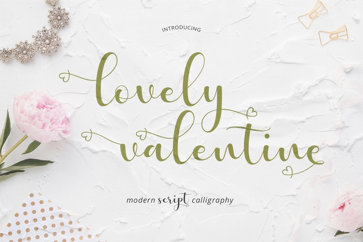 lovely valentine字体 1