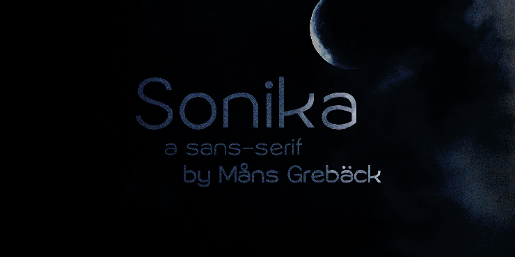 Sonika字体 1