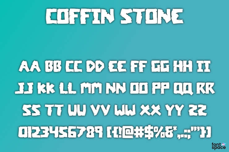 Coffin Stone字体 2
