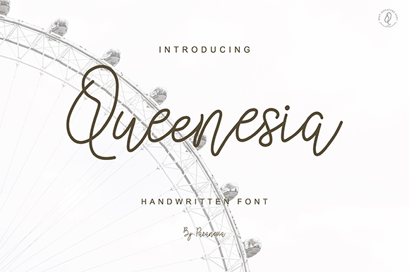 Queenesia字体 1