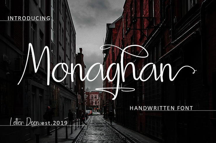 Monaghan字体 8