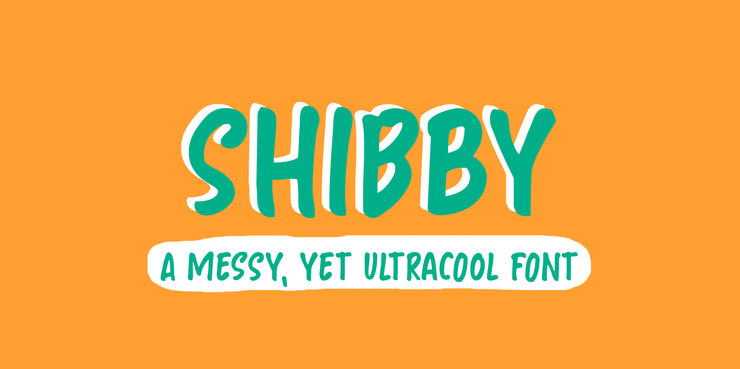 Shibby字体 1