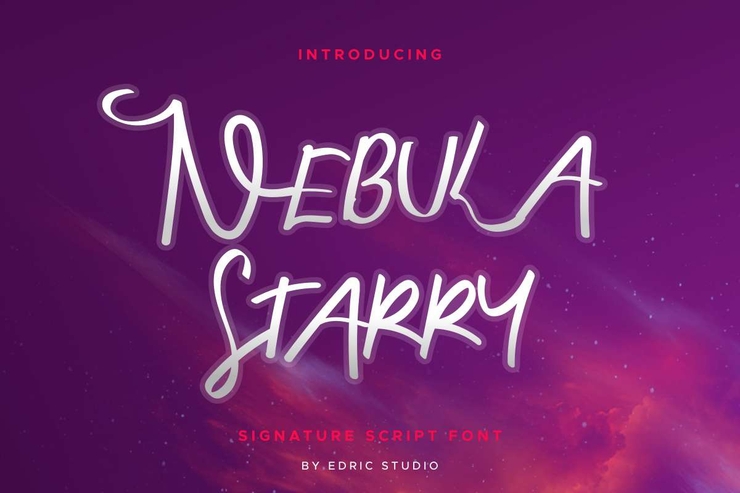 Nebula Starry字体 1