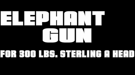 Elephant Gun字体 5