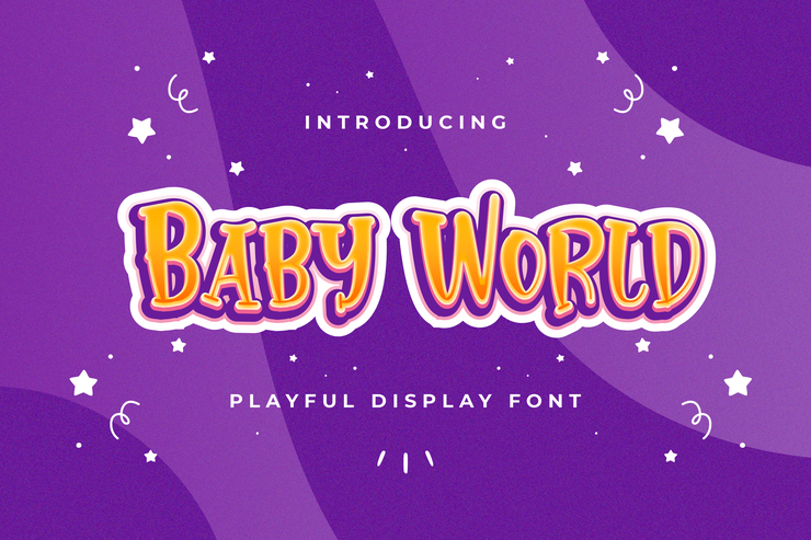 Baby World字体 5