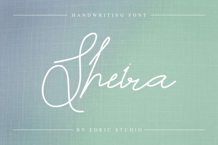 Sheira字体 1