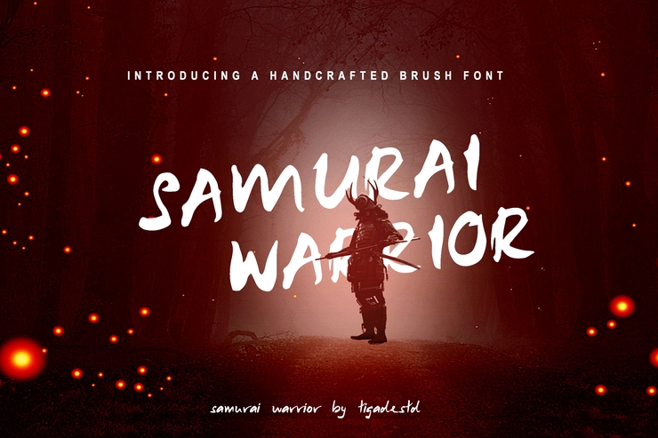 Samurai Warrior字体 6