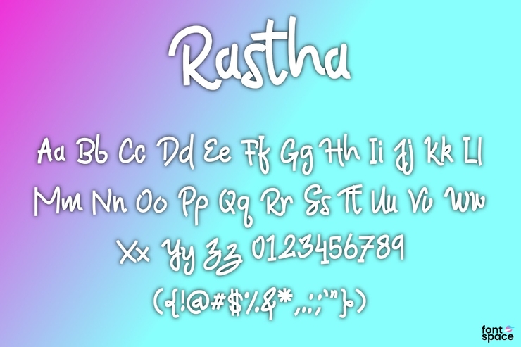Rastha字体 2