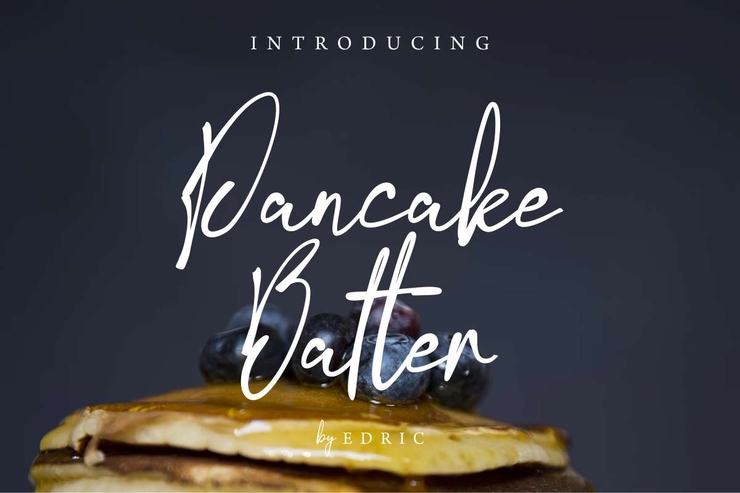 Pancake Batter字体 10